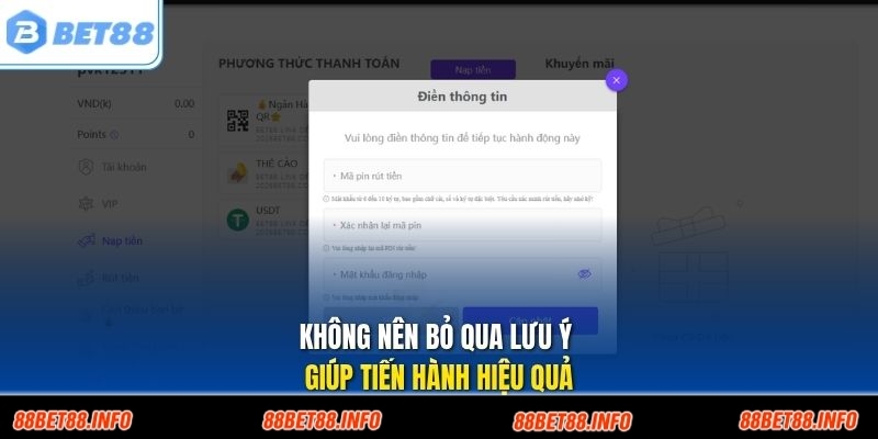 Không nên bỏ qua lưu ý giúp tiến hành hiệu quả