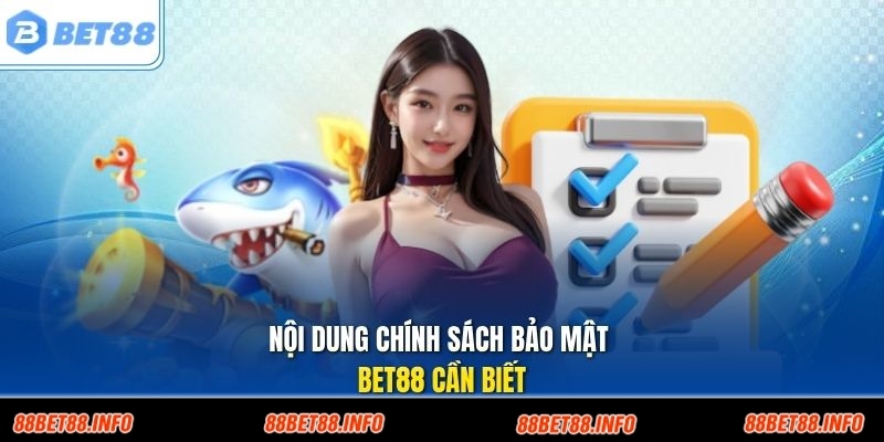 Nội dung chính sách bảo mật Bet88 cần biết