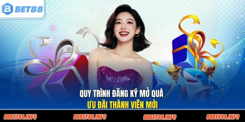 Quy trình đăng ký mở quà ưu đãi thành viên mới