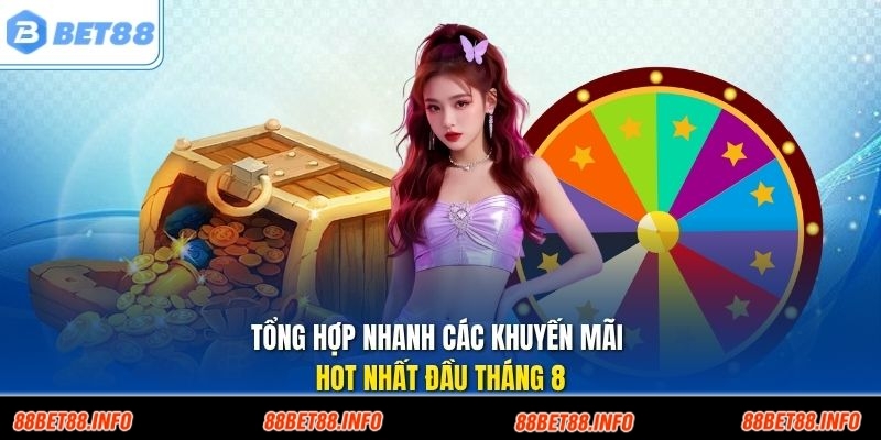 Tổng hợp nhanh các khuyến mãi hot nhất đầu tháng 8